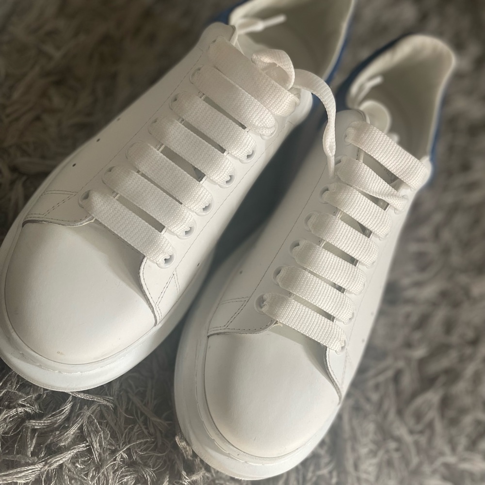 Alexander McQueen Men Sport Shoe White/Blue